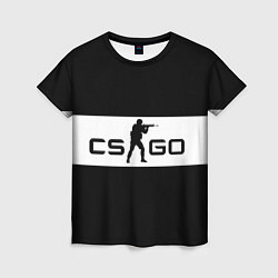 Женская футболка CS:GO Monochrome