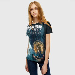 Футболка женская Mass Effect: Andromeda, цвет: 3D-принт — фото 2