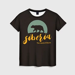 Футболка женская Siberia: Land of Bears, цвет: 3D-принт