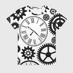 Футболка женская Время не ждет, цвет: 3D-принт