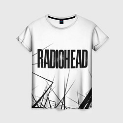 Футболка женская Radiohead 5, цвет: 3D-принт
