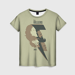 Футболка женская The Killers: 2012, цвет: 3D-принт
