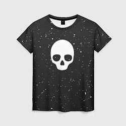 Футболка женская Black Milk Skull Classic, цвет: 3D-принт