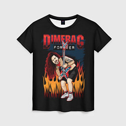 Женская футболка Pantera: Dimetag Forever