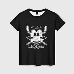 Футболка женская Hockey Team, цвет: 3D-принт