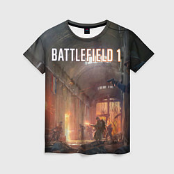 Женская футболка Battlefield War