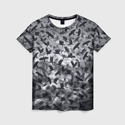 Женская футболка Вороны