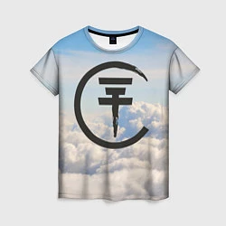 Футболка женская Tokio Hotel: Clouds, цвет: 3D-принт