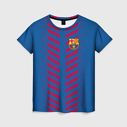Футболка женская FC Barcelona: Creative, цвет: 3D-принт