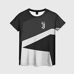 Футболка женская FC Juventus: Sport Geometry, цвет: 3D-принт