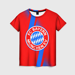 Футболка женская FC Bayern: Storm, цвет: 3D-принт
