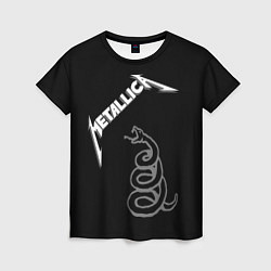 Футболка женская Metallica - snake, цвет: 3D-принт