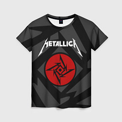 Футболка женская Metallica Star, цвет: 3D-принт