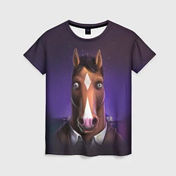 Футболка женская BoJack, цвет: 3D-принт