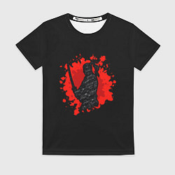 Женская футболка Японский самурай