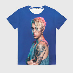 Футболка женская Джастин Бибер, цвет: 3D-принт