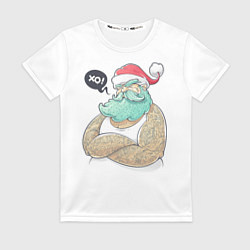 Футболка женская Big Santa, цвет: 3D-принт