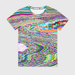 Женская футболка Optical Glitch