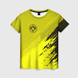 Футболка женская FC Borussia: Yellow Original, цвет: 3D-принт