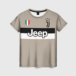 Футболка женская FC Juventus: Away 18/19, цвет: 3D-принт