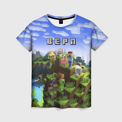 Женская футболка Minecraft: Вера