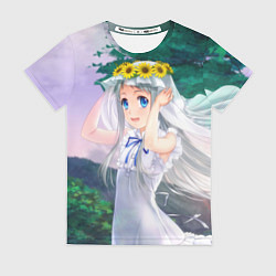 Футболка женская Anohana, цвет: 3D-принт