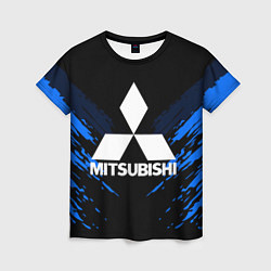 Футболка женская Mitsubishi: Blue Anger, цвет: 3D-принт