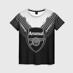 Футболка женская FC Arsenal: Black Style, цвет: 3D-принт