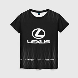 Футболка женская Lexus: Black Abstract, цвет: 3D-принт