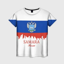 Футболка женская Samara: Russia, цвет: 3D-принт