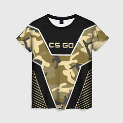 Футболка женская CS:GO Khaki Camo, цвет: 3D-принт