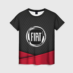Футболка женская Fiat: Grey Carbon, цвет: 3D-принт