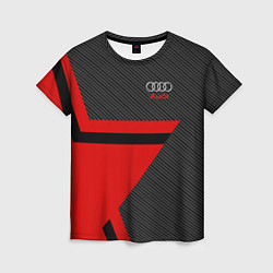 Футболка женская Audi: Carbon Star, цвет: 3D-принт