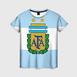 Футболка женская Сборная Аргентины, цвет: 3D-принт