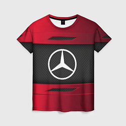 Футболка женская Mercedes Benz Sport, цвет: 3D-принт