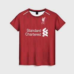 Футболка женская FC Liverpool Home 18-19, цвет: 3D-принт