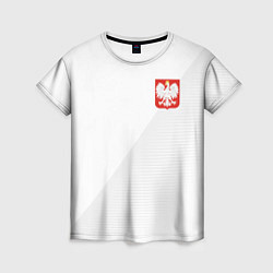Футболка женская Poland Team: Home WC-2018, цвет: 3D-принт