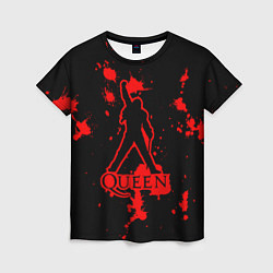 Футболка женская Queen: Blood Style, цвет: 3D-принт