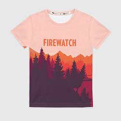 Женская футболка Firewatch: Orange Style