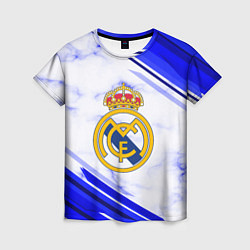Футболка женская Real Madrid, цвет: 3D-принт