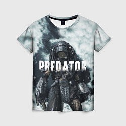 Футболка женская Winter Predator, цвет: 3D-принт