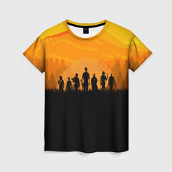 Футболка женская Red Dead Redemption: Orange Sun, цвет: 3D-принт