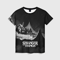 Женская футболка Stranger Things: Black Hut