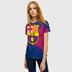 Футболка женская Барселона, цвет: 3D-принт — фото 2