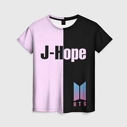 Футболка женская BTS J-hope, цвет: 3D-принт