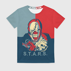 Футболка женская STARS, цвет: 3D-принт