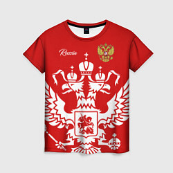 Футболка женская Red Russia, цвет: 3D-принт