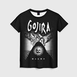 Футболка женская Gojira: Magma, цвет: 3D-принт