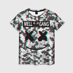 Футболка женская Mell x Gang, цвет: 3D-принт