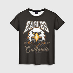 Футболка женская Eagles California, цвет: 3D-принт